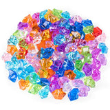 240 Piece Pirate Treasure Set Gems And Plastic Golden Coins Theme Party Favor Pack Decorating Supplies By