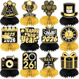 12-Piece New Year 2026 Double-Sided Table Centerpiece Set