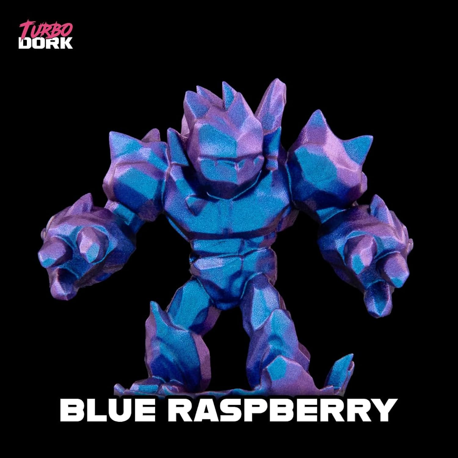 Blue Raspberry Turboshift Acrylic Paint 22Ml Bottle - Water-Based Non-Toxic Metallic Color Shifting Paint
