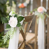 60 Pcs Artificial Flower Rose Artificial Roses For Diy Bouquets Wedding Party Baby Shower Home Decor