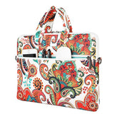 Paisley Pattern Lightweight Waterproof Laptop Shoulder Bag Sleeve Case For Macbook Pro 16 Inch And 15 Inch-15.6 Inch Laptop