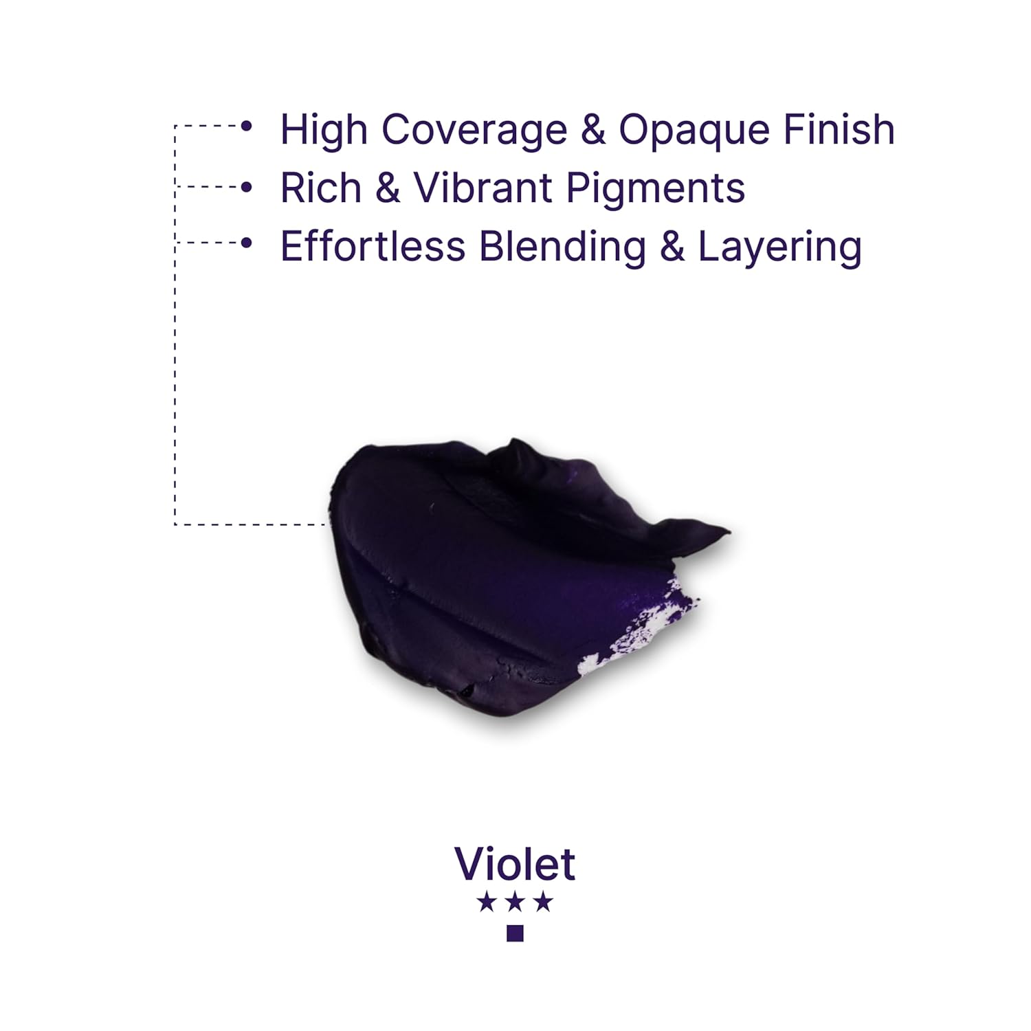 Gouache Violet Refills (50Ml/1.7Oz)|Intense Pigments, Easy Color Refill (2 Pcs.)