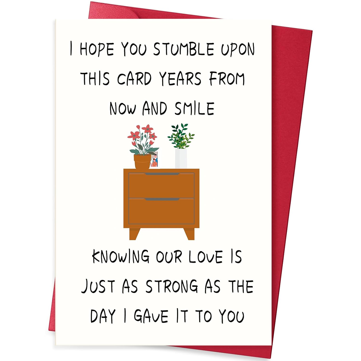 Anniversary Card Gifts For Men, Funny Anniversary Card To Husband, Happy Birthday & Anniversary Greeting Card For Him Husband Boyfriend, Valentines Day Gifts For Him