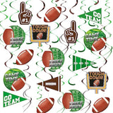 30 Pieces Football Party Decorations Football Hanging Swirl For Football Birthday Party Football Game Day Tailgate Party Supplies