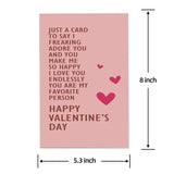 Greeting Card, Sweet I Love You So Much For Valentine’S Day, Romantic Vday Card For Husband Wife, Happy Valentine’S Day Card, Includes Envelope