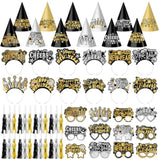 96pcs New Year 2026 Party Favors with Hats, Glasses & Noise Makers