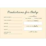 Advice And Wishes New Parents Advice, Baby Shower Game Ideas, Gender Reveal Party Keepsake, Baby Predictions - Pack Of 50 (Advice Cream 6X4)