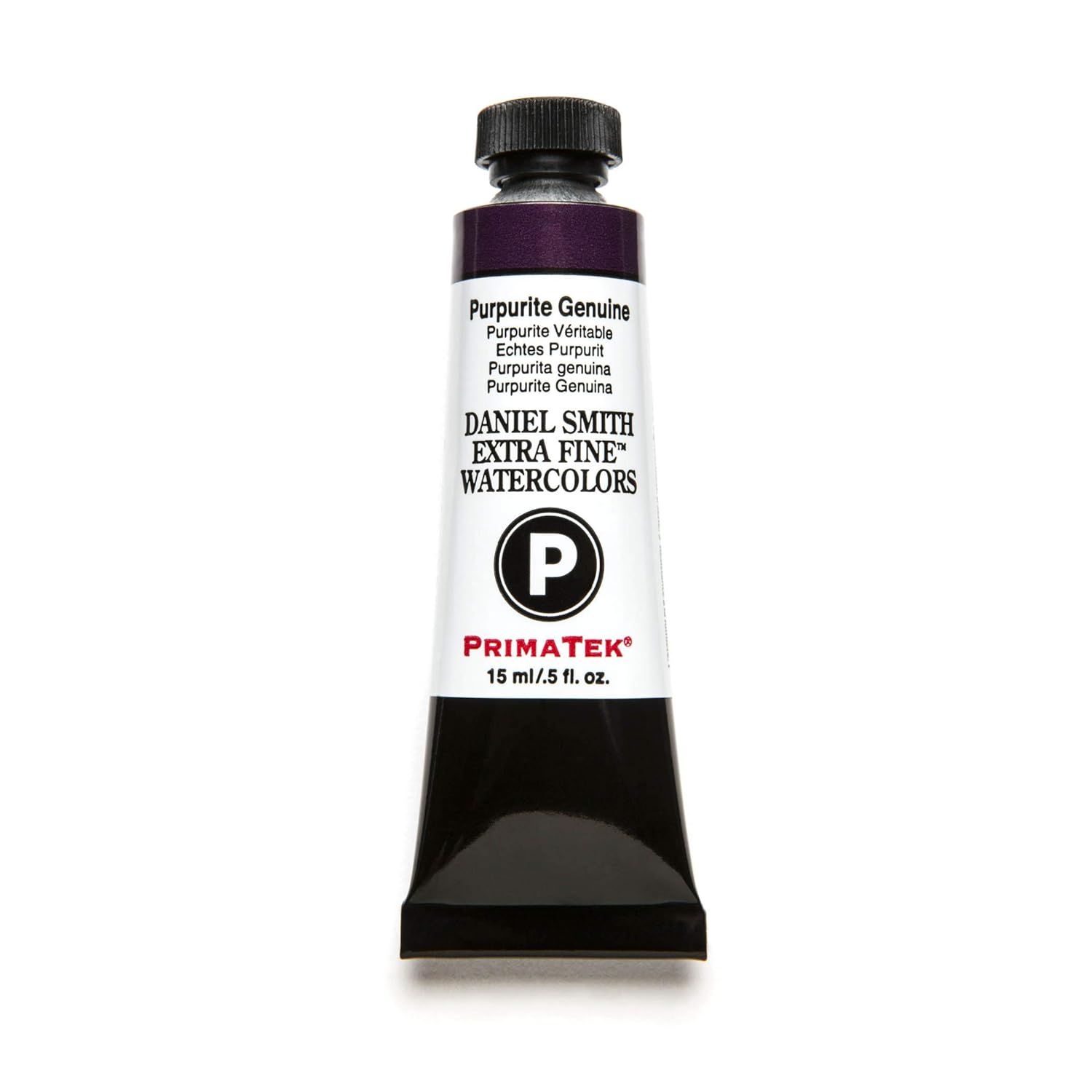 DANIEL SMITH Extra Fine Watercolor 15ml Paint Tube, Purpurite Genuine, 0.5 Fl Oz (Pack of 1),Purple