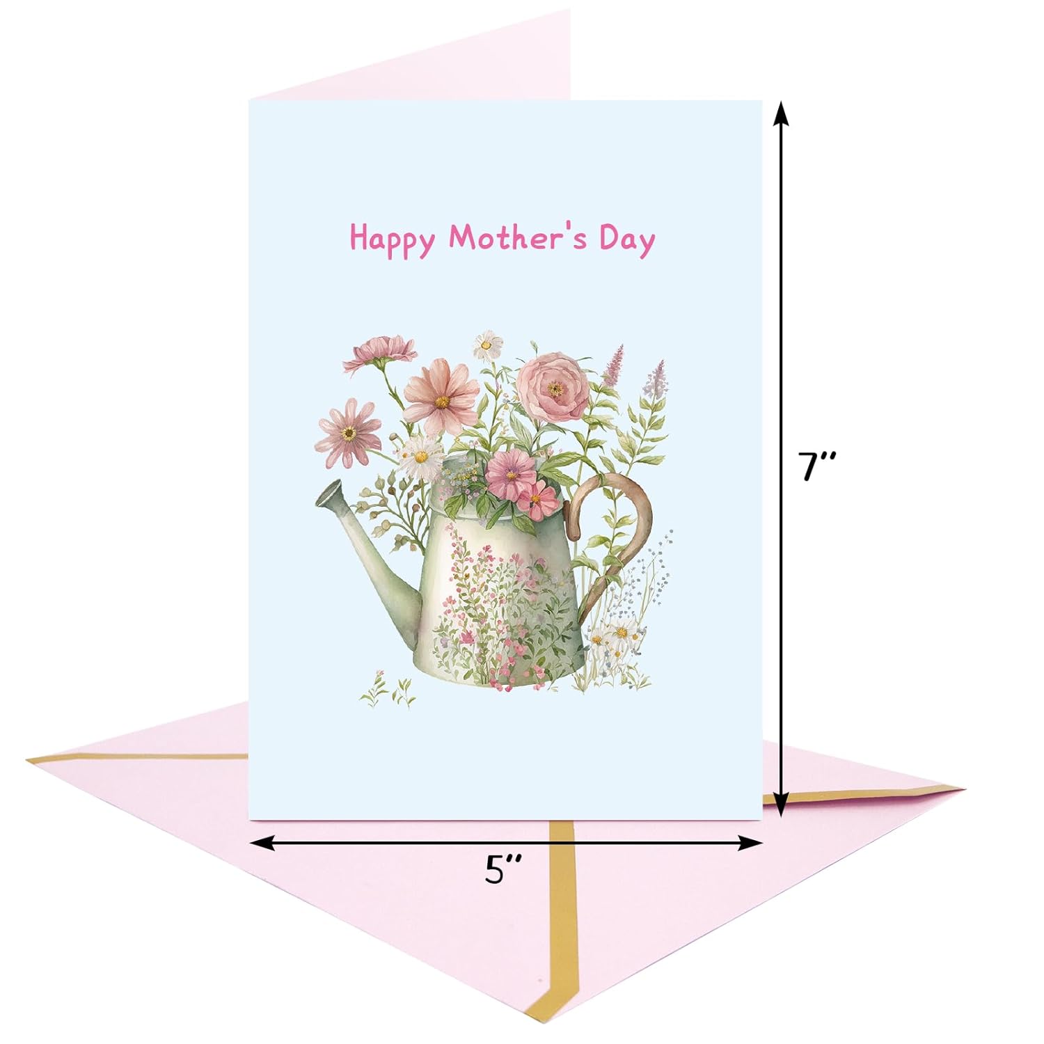 Happy Mother’S Day Cards With Envelopes And Stickers Floral Mothers Day For Mother Mom 24 Pack Gifts Message Inside 5 X 7 Inch