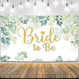 , Green Bride To Be Banner - Xtralarge, 72X44 Inch | Sage Green Brides To Be Sign For Bridal Shower Decorations | Wedding Shower Decorations | Bridal Shower Backdrop | Bride To Be Decorations