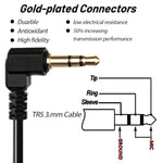 Trs Cable,3.5Mm Trs To Trs Adapter Microphone Patch Cable,1/8 Aux Cord Trs Audio Converter Patch Cables,Cameras Coiled Live Streaming Mic Cord (Black)
