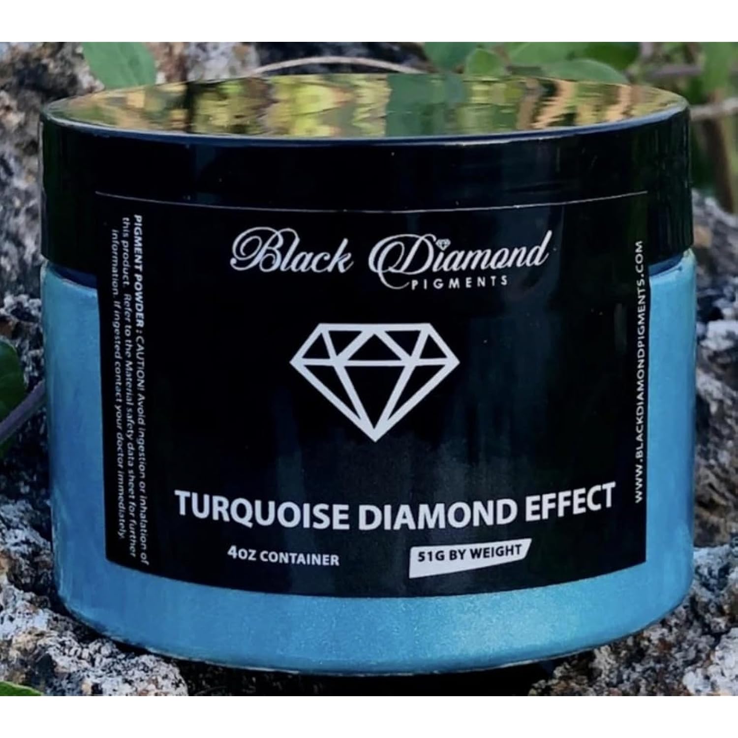 | (Turquoise Diamond Effect Pigment Is A Premium Professional, Non-Toxic Mica With Unrivaled Color Saturation That Blends With Epoxy, Nail Polish, Slime, Lip Gloss And Acrylic