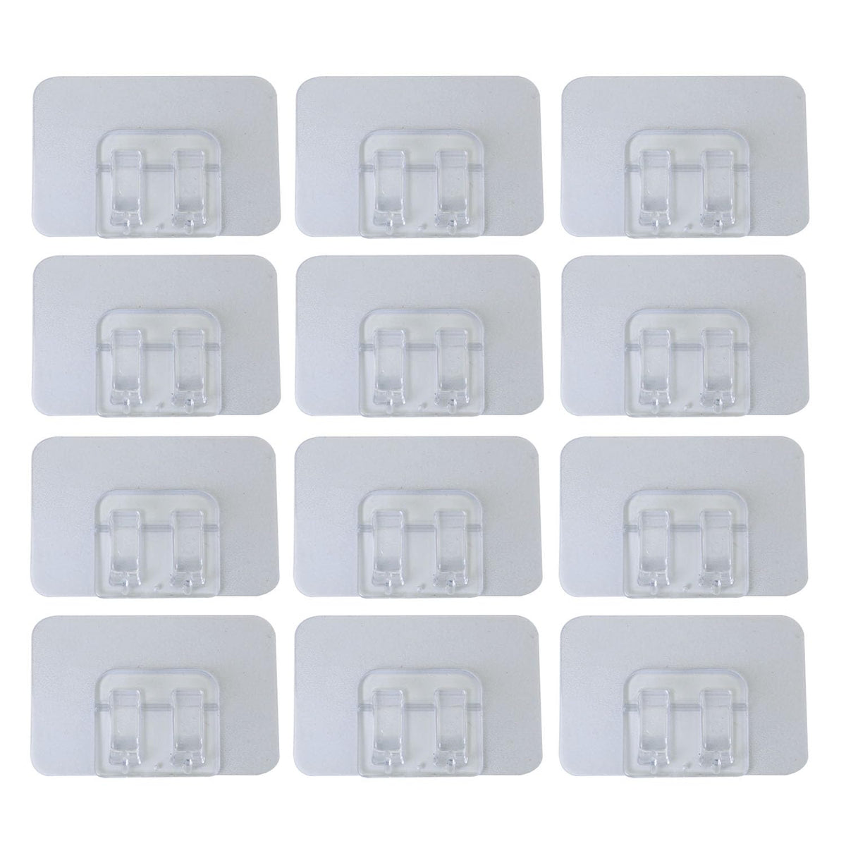 12Pcs Heavy Duty Cable Clip Strip Hooks Outdoor Lights Hooks Adhesive Strips Outside Sticky Clip For Outdoor String Lights Clips, Hanging Christmas Lighting, Patio Decor, Balcony