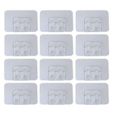 12Pcs Heavy Duty Cable Clip Strip Hooks Outdoor Lights Hooks Adhesive Strips Outside Sticky Clip For Outdoor String Lights Clips, Hanging Christmas Lighting, Patio Decor, Balcony