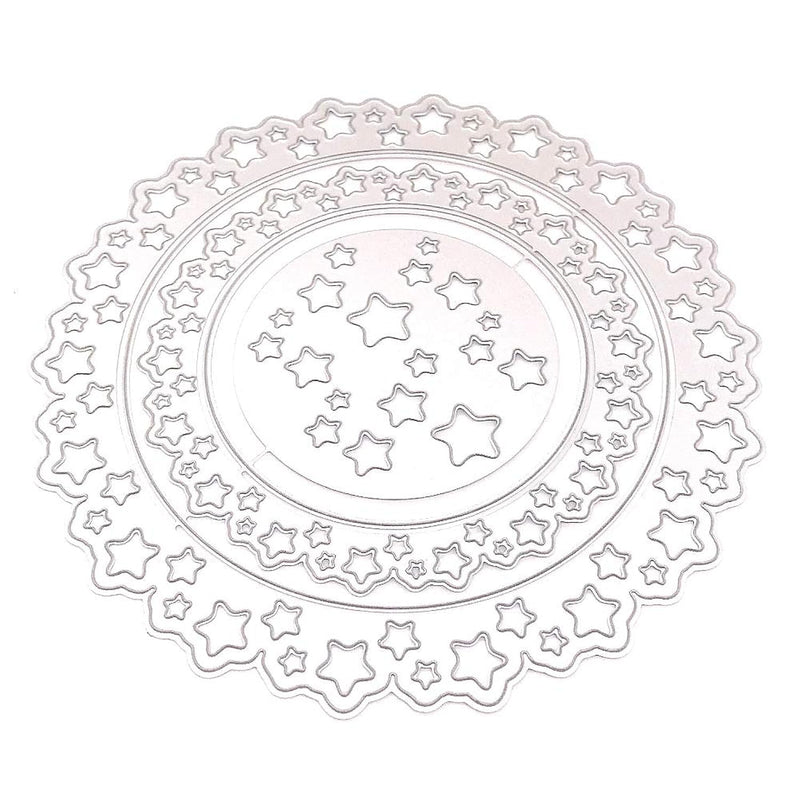 Star Border Doily Shaker Metal Cutting Dies Stencils For Diy Scrapbooking/Phot