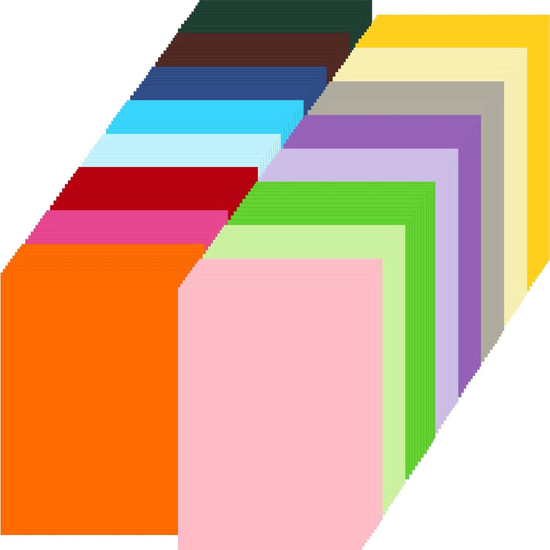 160 Sheets Cardstock Paper 250Gsm 16 Assorted Color 8.3 X 11.6 A4 Construction