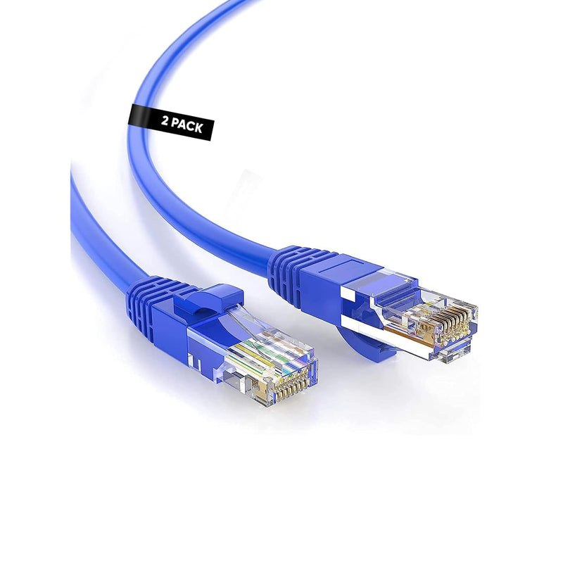 CableCreation Cat 6a Ethernet Cable 2 Pack 10Feet, Network LAN Patch Cord, Hig