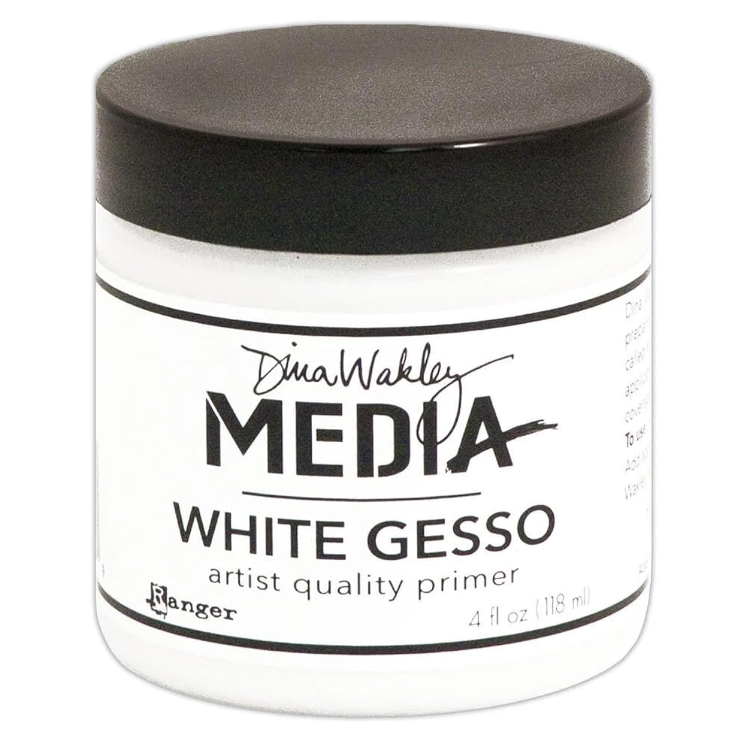 Ranger Dina Wakley Media Gesso 4oz Jar, White