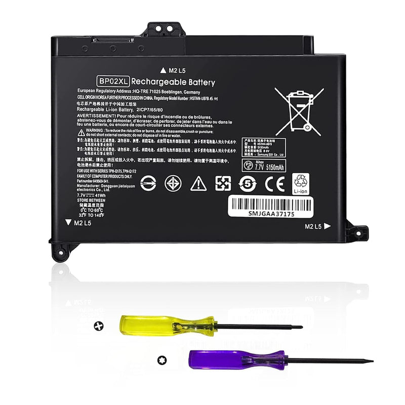 Bp02Xl 849909-850 Battery Replacement For Hp Pavilion Laptop 15-Au 15-Aw Serie