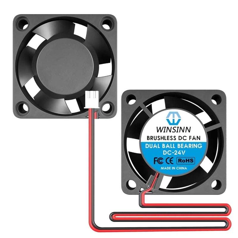 40Mm Fan 24V, 3D Printer Micro 24 Volt Fans 4020 Dual Ball Bearing, Brushless