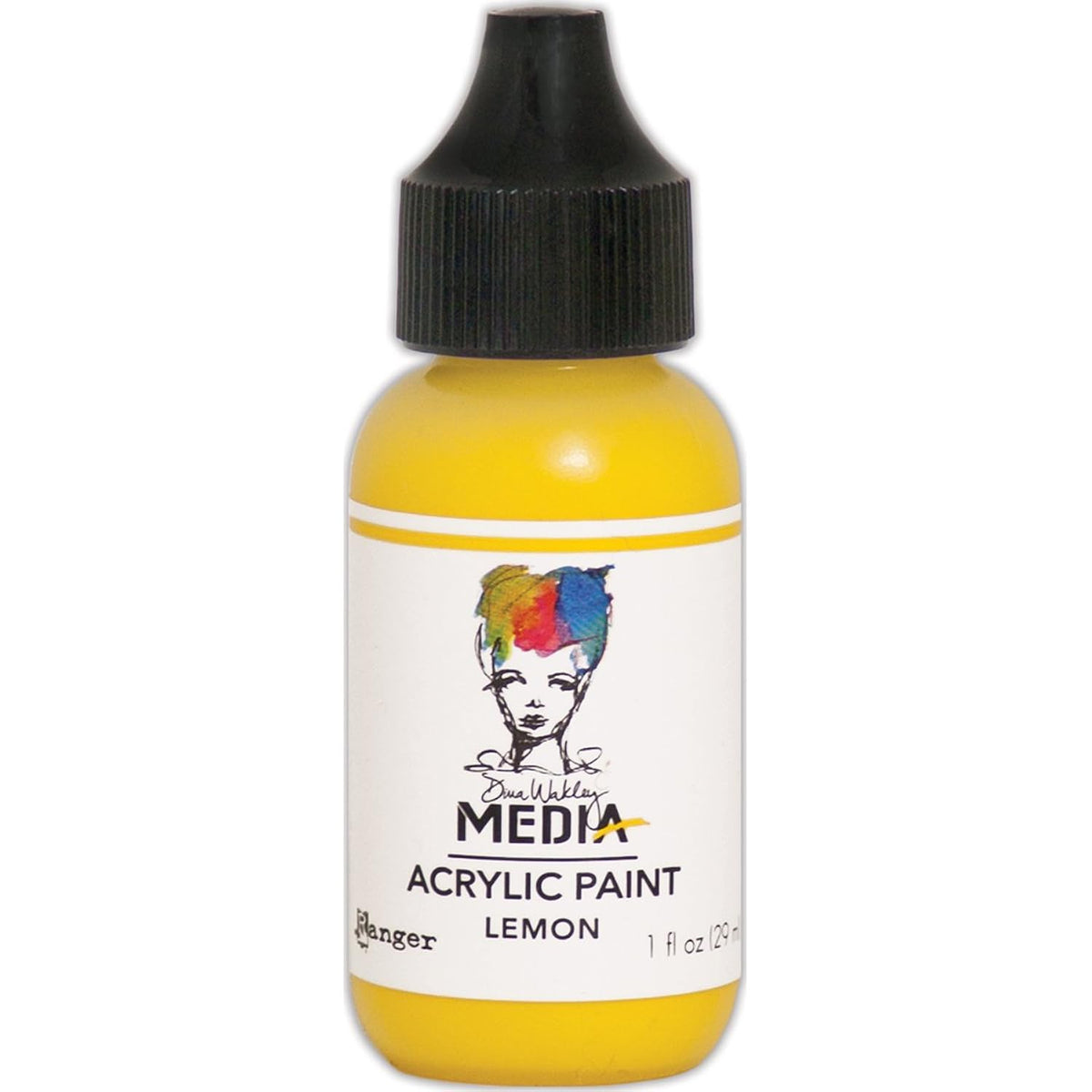Ranger MDQ54023 Heavy Body Acrylic Paint 1oz Lemon