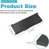 SA04XL Laptop Battery Replacement for HP Envy X360 15m ds0011dx 15m dr0012dx
