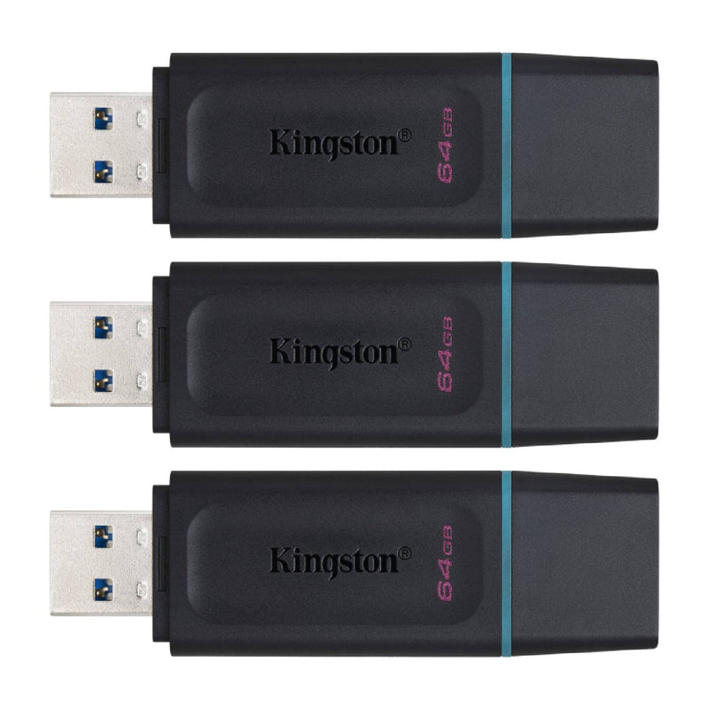 64Gb Datatraveler Exodia Flash Drive - Dtx/64Gb (3 Pack)