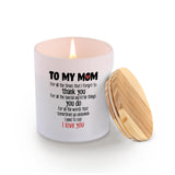 Mom Candle To My Mom Thank You Mothers Day Gifts From Daughter Son Children Mama Appreciation Gifts Scented Candle Home Office Jar Candles Sage Floral Lavender Scent 9.5 Oz