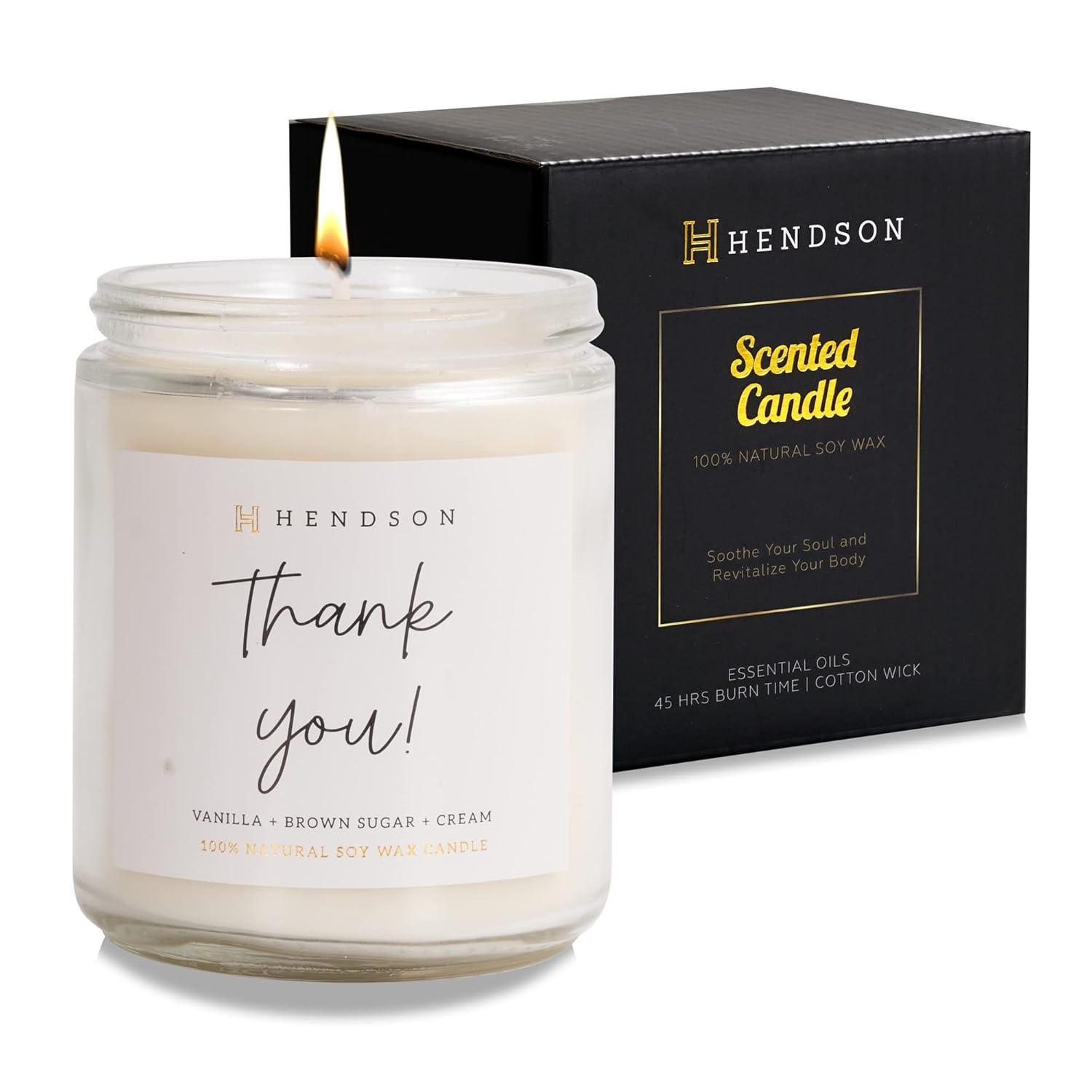 Thank You Gifts For Women - Thank You Candle Gifts Ideas For Friends, Coworkers, Boss, Employee, Mom, Hostess - Inspirational Candles, Birthday, Friendship, Appreciation Presents For Her