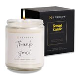 Thank You Gifts For Women - Thank You Candle Gifts Ideas For Friends, Coworkers, Boss, Employee, Mom, Hostess - Inspirational Candles, Birthday, Friendship, Appreciation Presents For Her