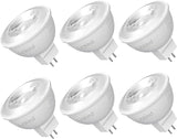 MR16 LED Dimmable Flood Light Bulbs 70W Equivalent GU5.3 3000K 6 Pack