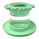 Ultimate Rinse Cup Paint Brush Cleaner (Green, Mug) – Non-Spill Paint Water Cup & Brush Cleaner With Brush Holder, Squeegee Lips & Drip Tray For Acrylic, Watercolor & Art Supplies