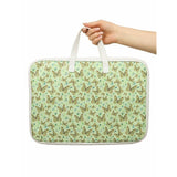 Cases - Sage Butterfly Protective Laptop Sleeve Bag, Compatible With 16" Computers | Butterflies, Green, Trendy - Durable, Lightweight, Mesh Pockets, Women Owned Small Business