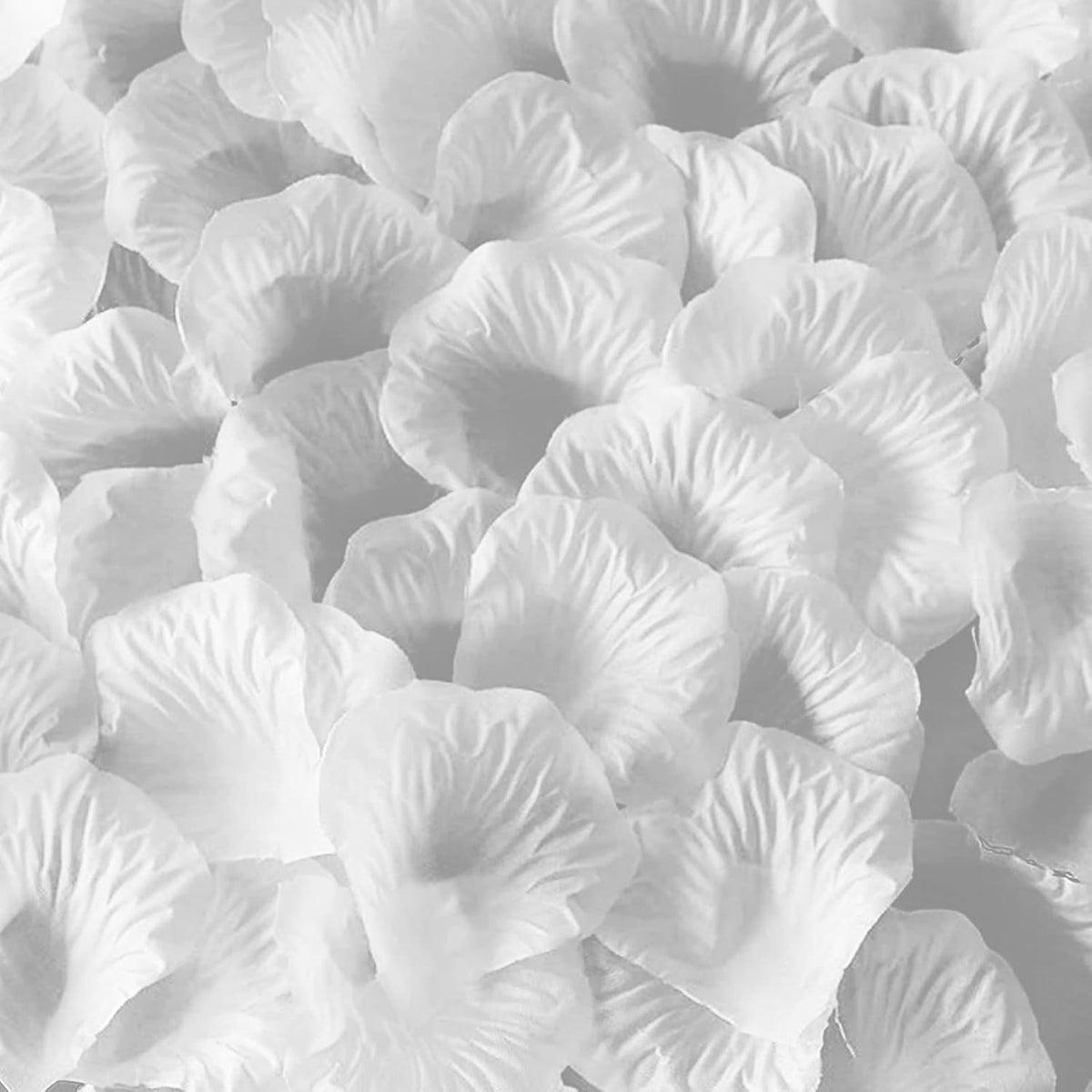 3600 Pcs White Silk Rose Petals, Artificial Flower Petals For Wedding, Valentine’S Day, Engagement, Special Events Decorations