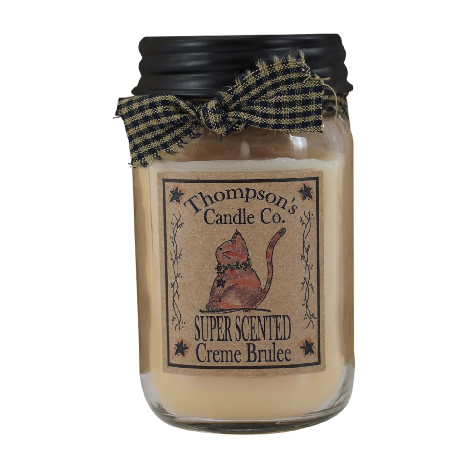 Thompson'S Candle Co Creme Brulee Mason Jar Candles