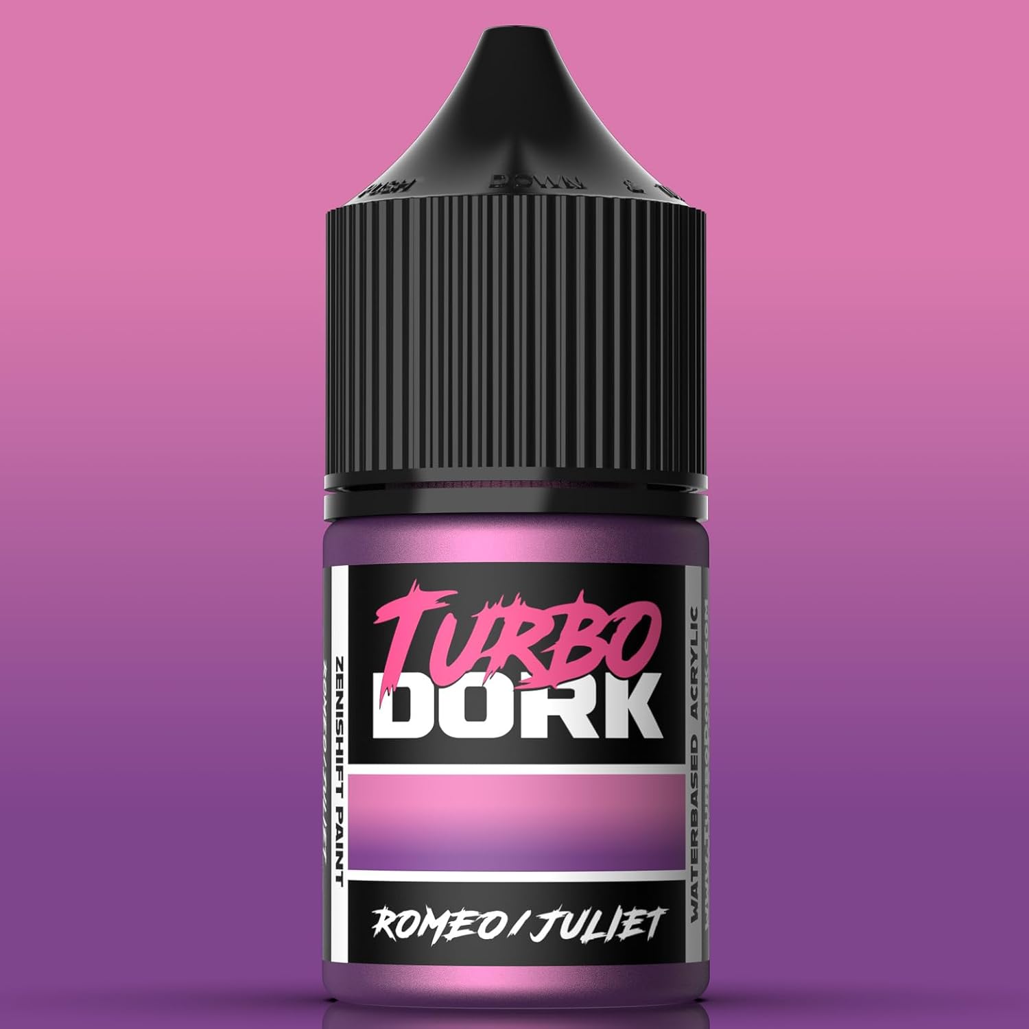 Romeo And Juliet Zenishift Acrylic Paint 22Ml Bottle - Water-Based Non-Toxic Metallic Color Shifting Paint