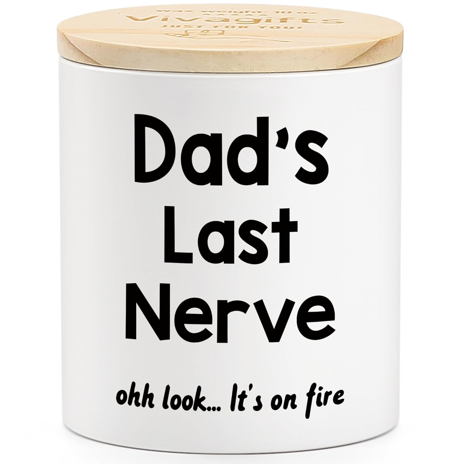 10Oz Candle Gifts For Dad Birthday Christmas From Daughter Son, Xmas New Daddy Stepdad Father In Law, Best Dad Ever Present, Father Sandalwood Scented Candle