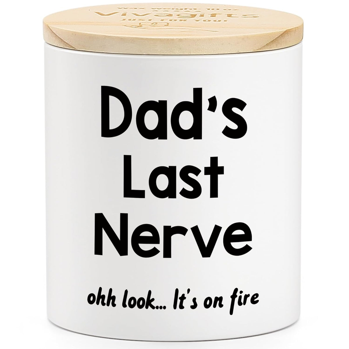 10Oz Candle Gifts For Dad Birthday Christmas From Daughter Son, Xmas New Daddy Stepdad Father In Law, Best Dad Ever Present, Father Sandalwood Scented Candle