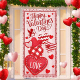 Valentines Day Door Cover 6X2.9 Ft Banner Valentine Door Decorations L