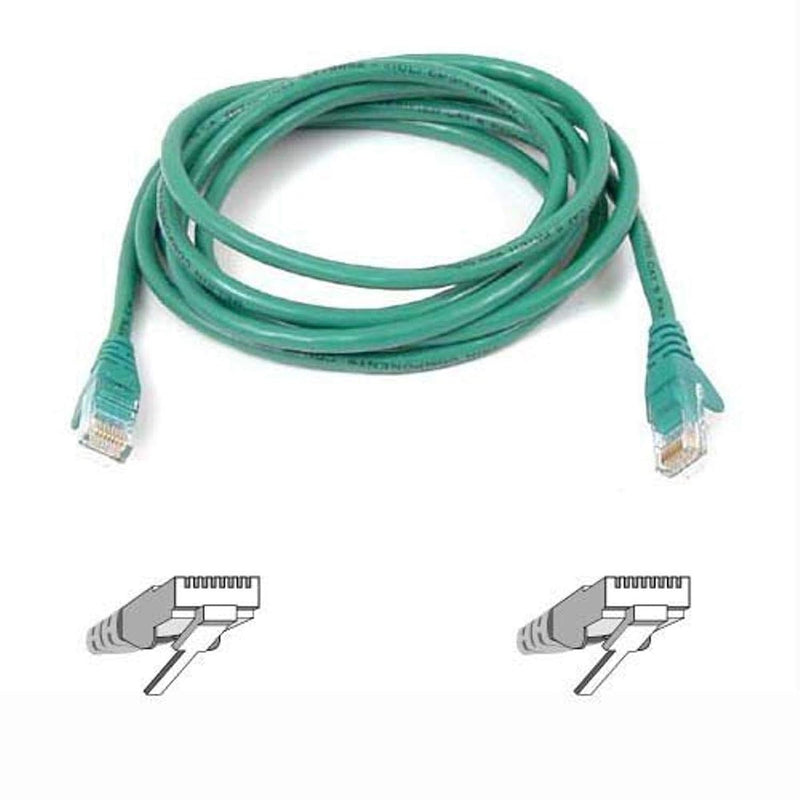 Belkin A3L980-14-GRN-S Cat-6 Snagless Patch Cable (Green, 14 Feet)