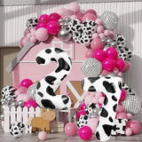 Cow Print Balloons 40 Inch Cow Print Number 2 Balloon Big Number 2 Balloon Moo Moo Im Two Birthday Decorations Cowgirl Theme Number Balloon For 2Nd Birthday Farm Barn Animal Party Decor