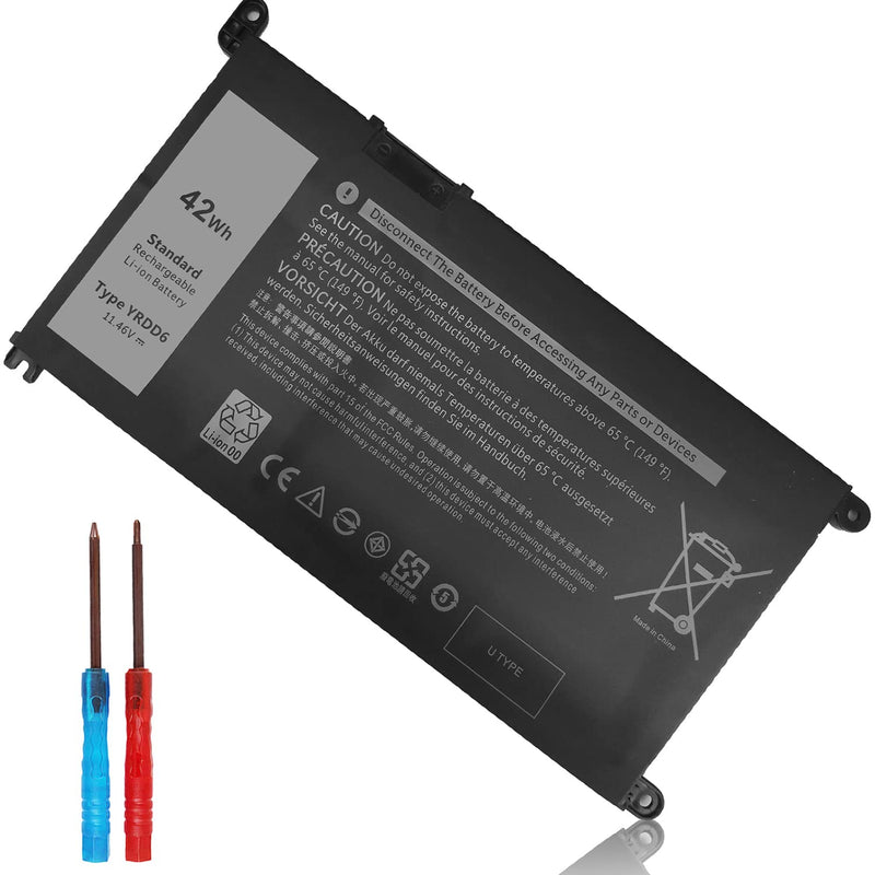 42Wh Yrdd6 1Vx1H Vm732 Battery For Dell Inspiron 5591 7586 5491 5481 5482 5485