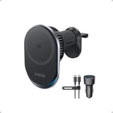 Qi2 25W Magnetic Wireless Car Charger Mount with Vent Clip for iPhone 17 16 15 14 13 12