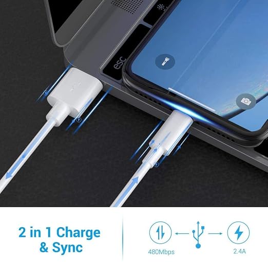 3 Pack Apple MFi Certified Lightning to USB A Cable 6FT Fast Charging Cord for iPhone 14 13 12 11 iPad AirPods