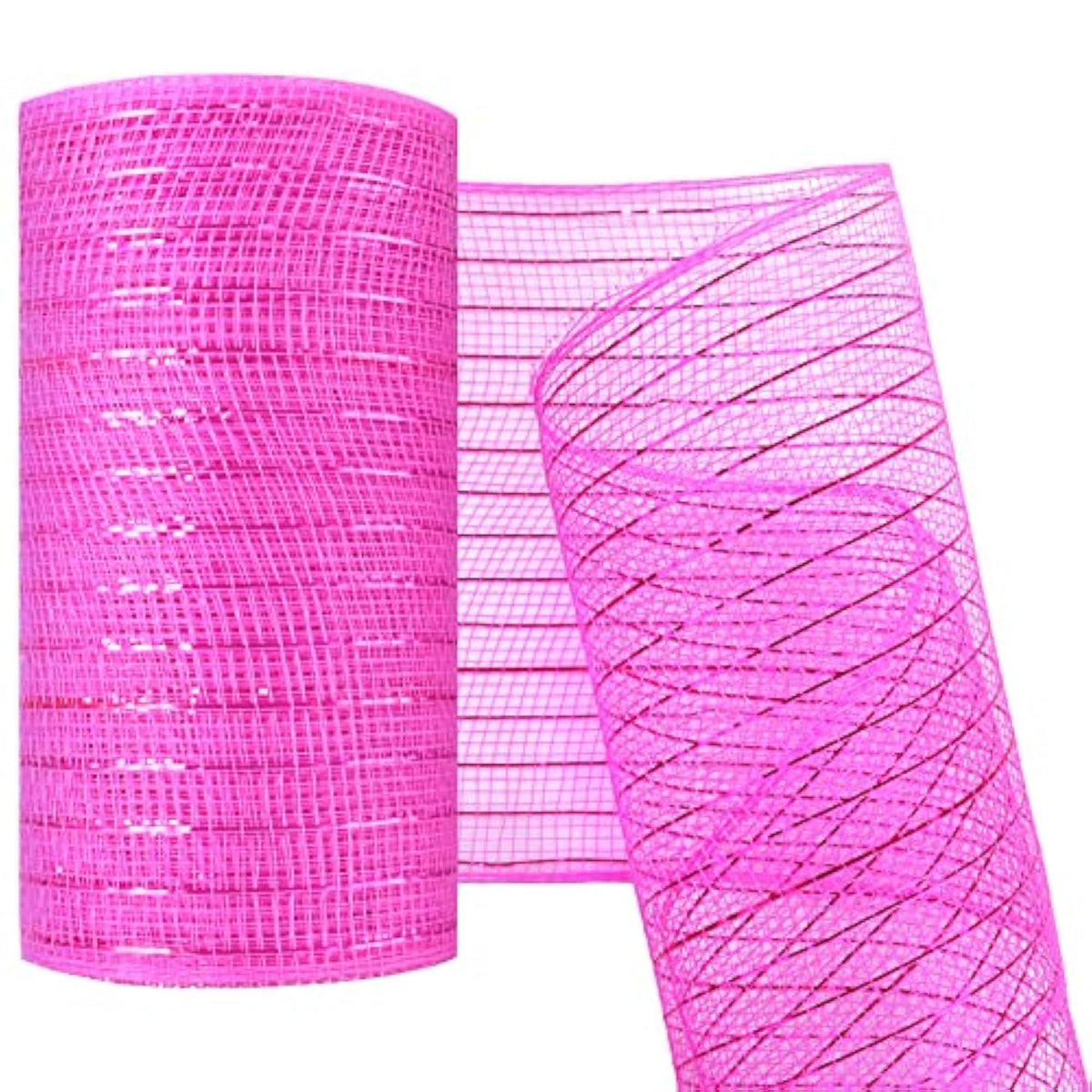 Deco Mesh 5.9 Inch X 30 Feet Deco Poly Mesh Ribbon With Metallic Foil