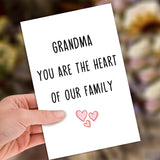 Mothers Day Card For Grandma, Grandma Mothers Day Gift, Happy Mother'S Day Card For Grandmother Nana Granny, Funny Mother'S Day Gifts From Grandson Granddaughter Grandkids