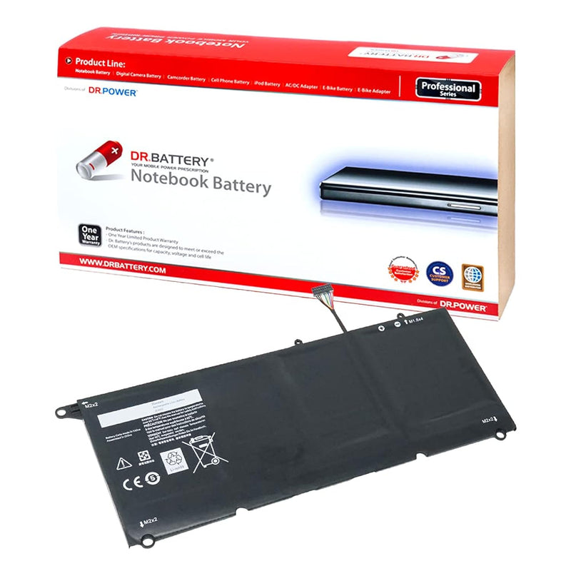 DR. BATTERY JHXPY 90V7W JD25G Battery Compatible with Dell XPS 13 9343 9350 13