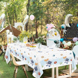 3Pcs First Trip Around The Sun Tablecloth 108X54 Inch Space Birthday Plastic Disposable Outer Space Table Cover Solar System Table Decoration Space Theme Party Baby Shower Supplies