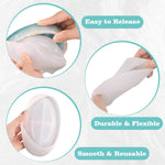 Candle Vessel Silicone Mold, 2 Pieces Oval Bowl Resin Container Molds, Candle Boat Storage Tray Mold For Epoxy Resin Craft Mold Diy Jewelry Trinket Tray Home Decor