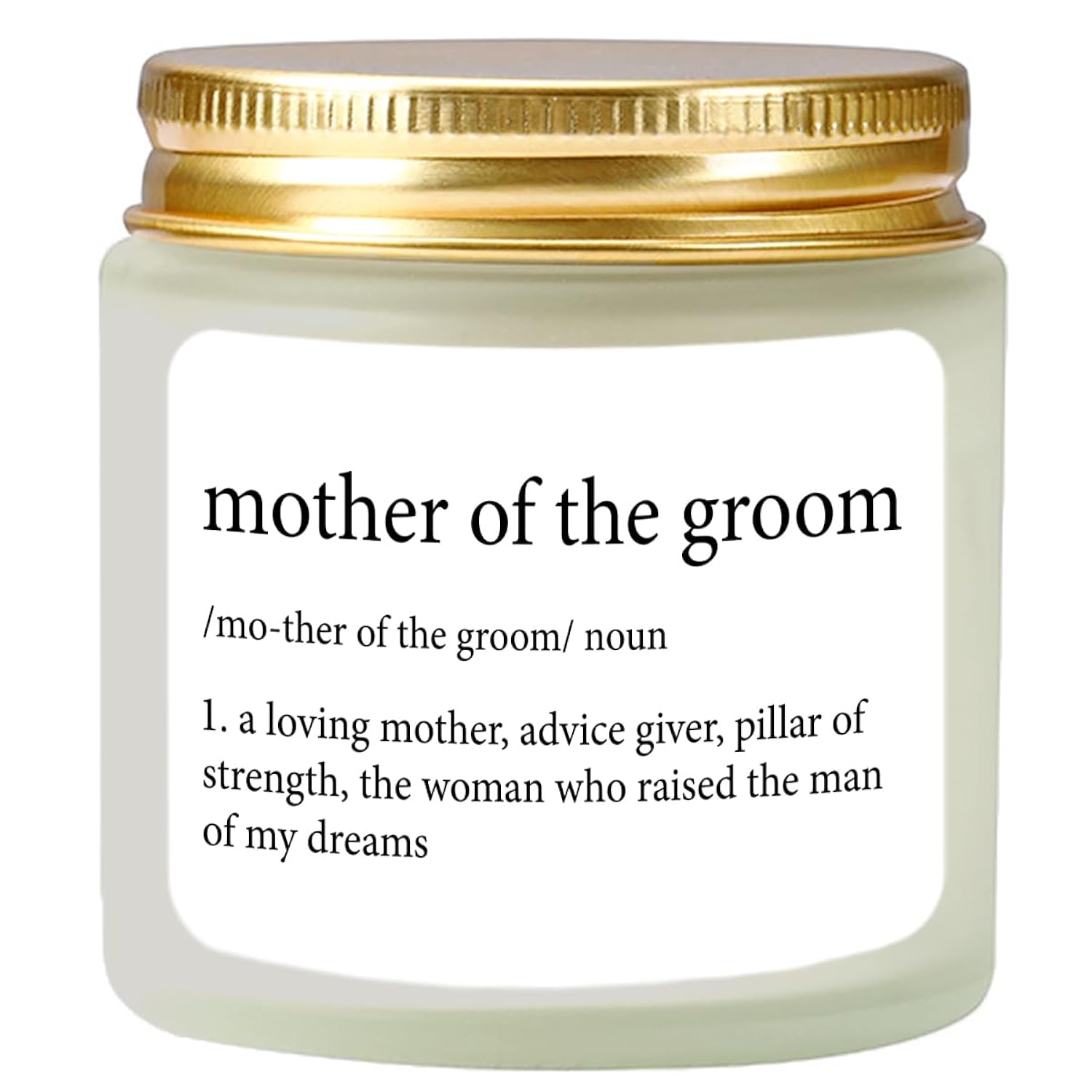 Mother Of The Groom Gifts Candle - Wedding Gift For Mom Of The Groom Mother-In-Law From Bride Lavender Scented Candle 4Oz